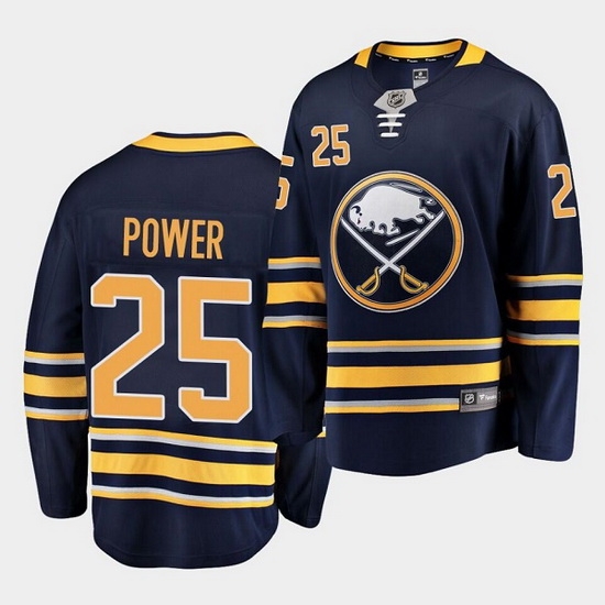 Men Buffalo Sabres 25 Owen Power Navy Stitched jersey Men Buffalo Sabres 25 Owen Power Navy Stitched jersey