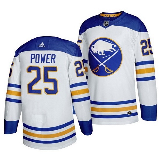 Men Buffalo Sabres 25 Owen Power White Stitched jersey Men Buffalo Sabres 25 Owen Power White Stitched jersey