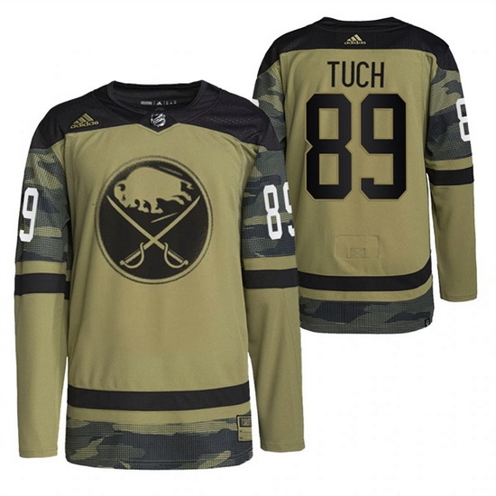 Men Buffalo Sabres 89 Alex Tuch 2022 Camo Military Appreciation Night Stitched jersey Men Buffalo Sabres 89 Alex Tuch 2022 Camo Military Appreciation Night Stitched jersey