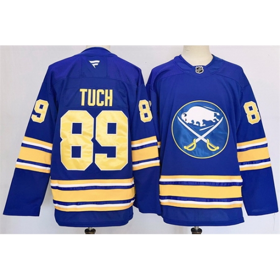 Men Buffalo Sabres 89 Alex Tuch Blue 2024 25 Stitched Jersey Men Buffalo Sabres 89 Alex Tuch Blue 2024 25 Stitched Jersey