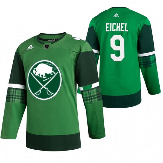 Men Buffalo Sabres 9 Jack Eichel Green 2020 Adidas Jersey Men Buffalo Sabres 9 Jack Eichel Green 2020 Adidas Jersey