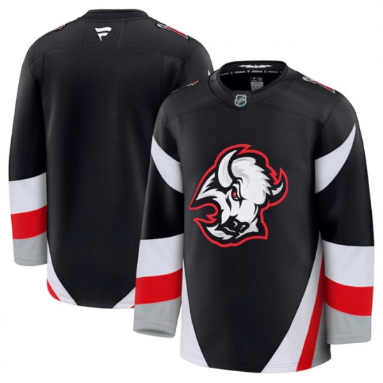 Men Buffalo Sabres Blank Black 2024 25 Alternate Stitched Hockey Jersey Men Buffalo Sabres Blank Black 2024 25 Alternate Stitched Hockey Jersey
