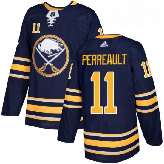 Mens Adidas Buffalo Sabres 11 Gilbert Perreault Authentic Navy Blue Home NHL Jersey Mens Adidas Buffalo Sabres 11 Gilbert Perreault Authentic Navy Blue Home NHL Jersey