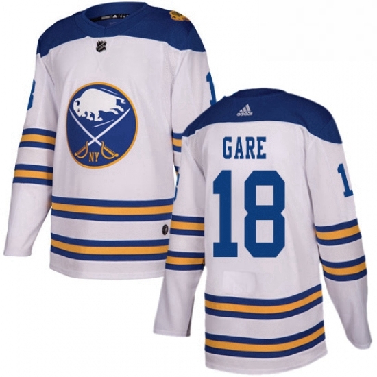Mens Adidas Buffalo Sabres 18 Danny Gare Authentic White 2018 Winter Classic NHL Jersey Mens Adidas Buffalo Sabres 18 Danny Gare Authentic White 2018 Winter Classic NHL Jersey