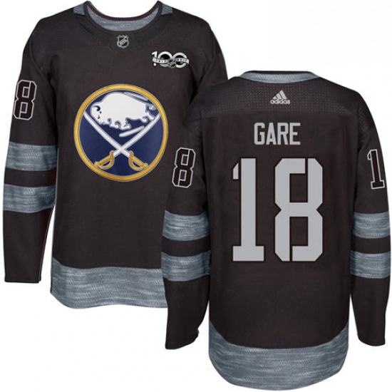 Mens Adidas Buffalo Sabres 18 Danny Gare Premier Black 1917 2017 100th Anniversary NHL Jersey Mens Adidas Buffalo Sabres 18 Danny Gare Premier Black 1917 2017 100th Anniversary NHL Jersey