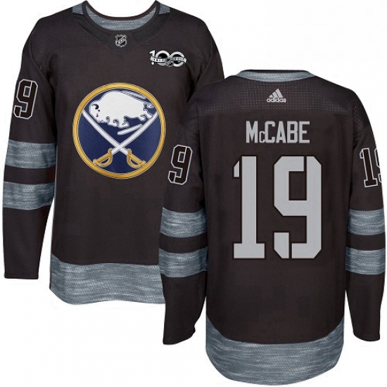 Mens Adidas Buffalo Sabres 19 Jake McCabe Premier Black 1917 2017 100th Anniversary NHL Jersey Mens Adidas Buffalo Sabres 19 Jake McCabe Premier Black 1917 2017 100th Anniversary NHL Jersey
