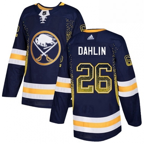 Mens Adidas Buffalo Sabres 26 Rasmus Dahlin Authentic Navy Blue Drift Fashion NHL Jersey Mens Adidas Buffalo Sabres 26 Rasmus Dahlin Authentic Navy Blue Drift Fashion NHL Jersey
