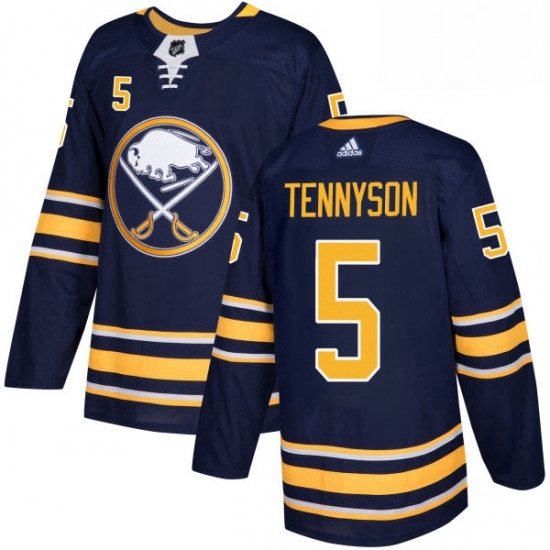 Mens Adidas Buffalo Sabres 5 Matt Tennyson Premier Navy Blue Home NHL Jersey Mens Adidas Buffalo Sabres 5 Matt Tennyson Premier Navy Blue Home NHL Jersey