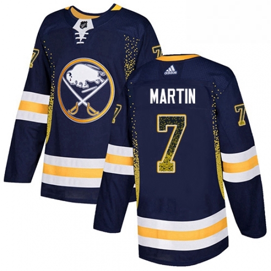 Mens Adidas Buffalo Sabres 7 Rick Martin Authentic Navy Blue Drift Fashion NHL Jersey Mens Adidas Buffalo Sabres 7 Rick Martin Authentic Navy Blue Drift Fashion NHL Jersey