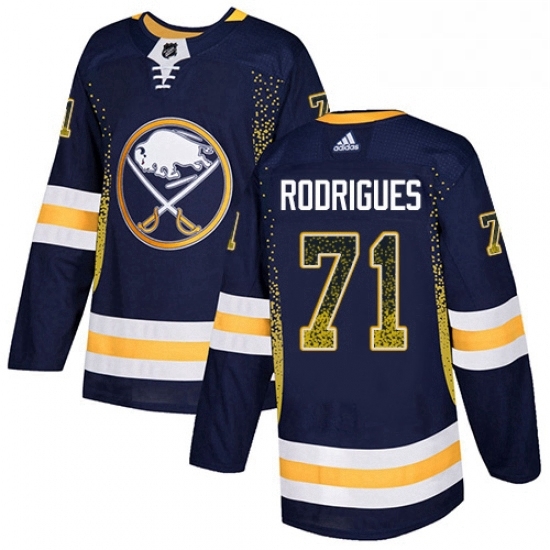 Mens Adidas Buffalo Sabres 71 Evan Rodrigues Authentic Navy Blue Drift Fashion NHL Jersey Mens Adidas Buffalo Sabres 71 Evan Rodrigues Authentic Navy Blue Drift Fashion NHL Jersey