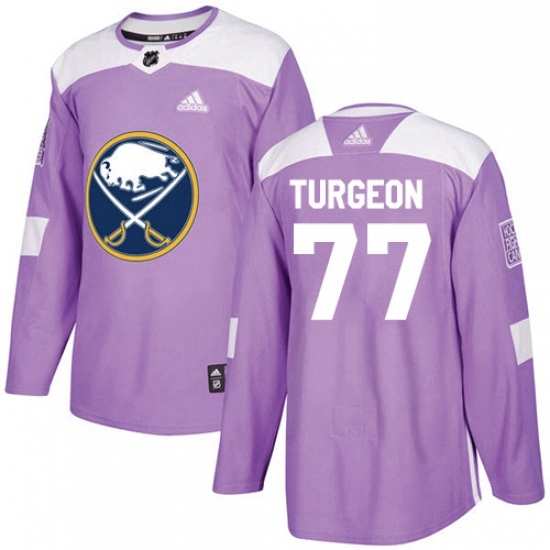 Mens Adidas Buffalo Sabres 77 Pierre Turgeon Authentic Purple Fights Cancer Practice NHL Jersey Mens Adidas Buffalo Sabres 77 Pierre Turgeon Authentic Purple Fights Cancer Practice NHL Jersey