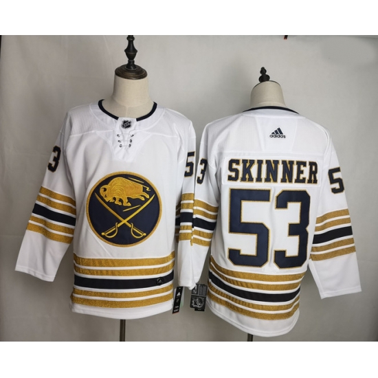 Sabres 53 Jeff Skinner White 50th Anniversary Adidas Jersey Sabres 53 Jeff Skinner White 50th Anniversary Adidas Jersey
