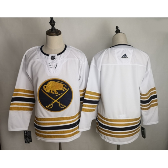 Sabres Blank White 50th Anniversary Adidas Jersey Sabres Blank White 50th Anniversary Adidas Jersey