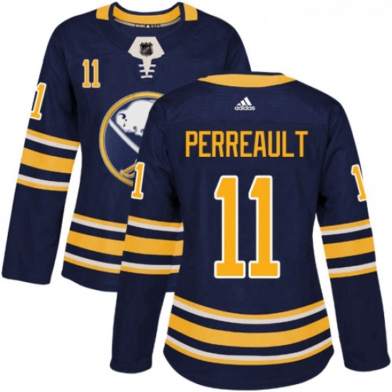 Womens Adidas Buffalo Sabres 11 Gilbert Perreault Authentic Navy Blue Home NHL Jersey Womens Adidas Buffalo Sabres 11 Gilbert Perreault Authentic Navy Blue Home NHL Jersey