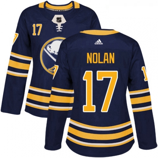 Womens Adidas Buffalo Sabres 17 Jordan Nolan Authentic Navy Blue Home NHL Jersey Womens Adidas Buffalo Sabres 17 Jordan Nolan Authentic Navy Blue Home NHL Jersey