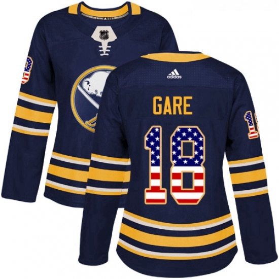 Womens Adidas Buffalo Sabres 18 Danny Gare Authentic Navy Blue USA Flag Fashion NHL Jersey Womens Adidas Buffalo Sabres 18 Danny Gare Authentic Navy Blue USA Flag Fashion NHL Jersey