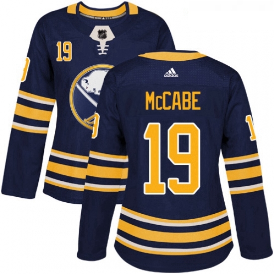 Womens Adidas Buffalo Sabres 19 Jake McCabe Authentic Navy Blue Home NHL Jersey Womens Adidas Buffalo Sabres 19 Jake McCabe Authentic Navy Blue Home NHL Jersey