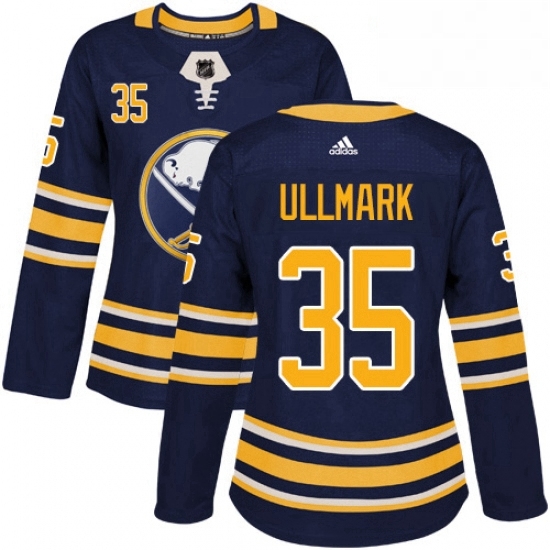 Womens Adidas Buffalo Sabres 35 Linus Ullmark Authentic Navy Blue Home NHL Jersey Womens Adidas Buffalo Sabres 35 Linus Ullmark Authentic Navy Blue Home NHL Jersey