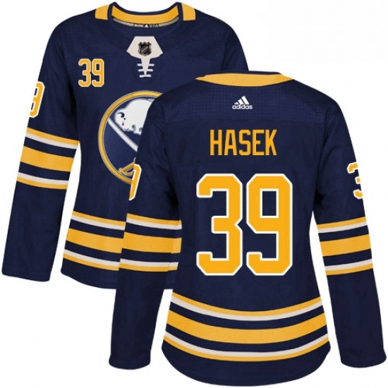 Womens Adidas Buffalo Sabres 39 Dominik Hasek Authentic Navy Blue Home NHL Jersey Womens Adidas Buffalo Sabres 39 Dominik Hasek Authentic Navy Blue Home NHL Jersey