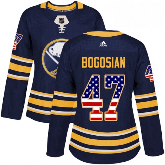 Womens Adidas Buffalo Sabres 47 Zach Bogosian Authentic Navy Blue USA Flag Fashion NHL Jersey Womens Adidas Buffalo Sabres 47 Zach Bogosian Authentic Navy Blue USA Flag Fashion NHL Jersey