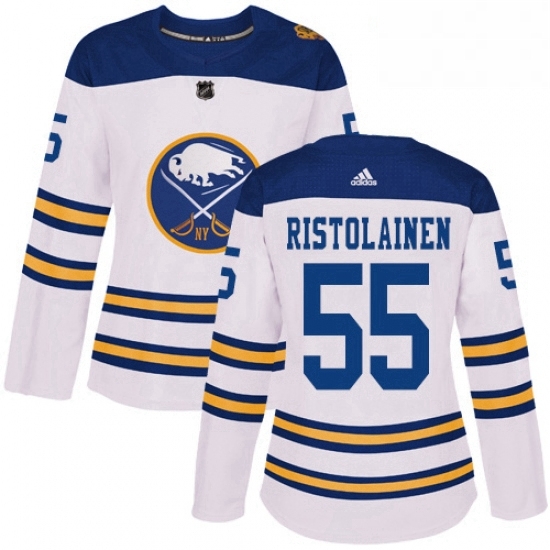 Womens Adidas Buffalo Sabres 55 Rasmus Ristolainen Authentic White 2018 Winter Classic NHL Jersey Womens Adidas Buffalo Sabres 55 Rasmus Ristolainen Authentic White 2018 Winter Classic NHL Jersey