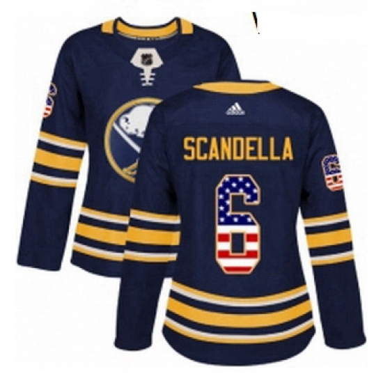 Womens Adidas Buffalo Sabres 6 Marco Scandella Authentic Navy Blue USA Flag Fashion NHL Jersey Womens Adidas Buffalo Sabres 6 Marco Scandella Authentic Navy Blue USA Flag Fashion NHL Jersey