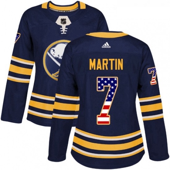 Womens Adidas Buffalo Sabres 7 Rick Martin Authentic Navy Blue USA Flag Fashion NHL Jersey Womens Adidas Buffalo Sabres 7 Rick Martin Authentic Navy Blue USA Flag Fashion NHL Jersey
