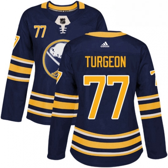 Womens Adidas Buffalo Sabres 77 Pierre Turgeon Authentic Navy Blue Home NHL Jersey Womens Adidas Buffalo Sabres 77 Pierre Turgeon Authentic Navy Blue Home NHL Jersey