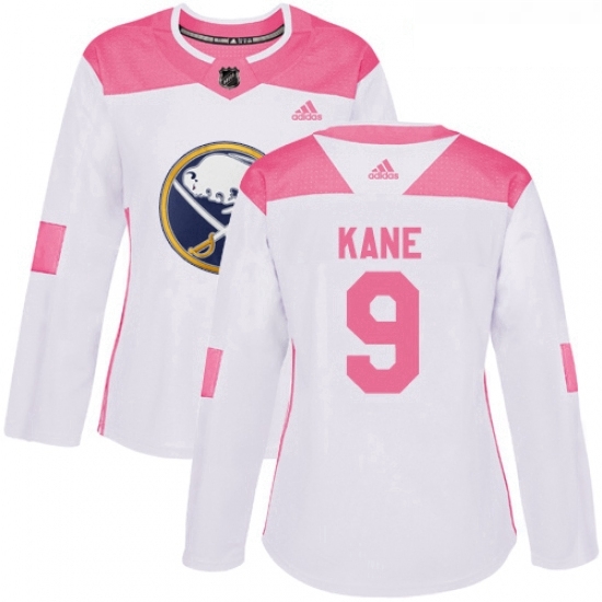 Womens Adidas Buffalo Sabres 9 Evander Kane Authentic WhitePink Fashion NHL Jersey Womens Adidas Buffalo Sabres 9 Evander Kane Authentic WhitePink Fashion NHL Jersey