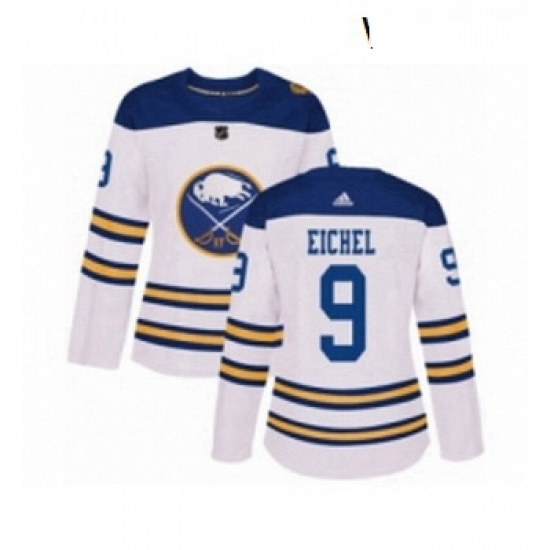 Womens Adidas Buffalo Sabres 9 Jack Eichel Authentic White 2018 Winter Classic NHL Jersey Womens Adidas Buffalo Sabres 9 Jack Eichel Authentic White 2018 Winter Classic NHL Jersey