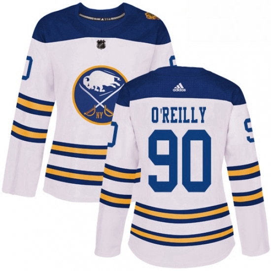 Womens Adidas Buffalo Sabres 90 Ryan OReilly Authentic White 2018 Winter Classic NHL Jersey Womens Adidas Buffalo Sabres 90 Ryan OReilly Authentic White 2018 Winter Classic NHL Jersey