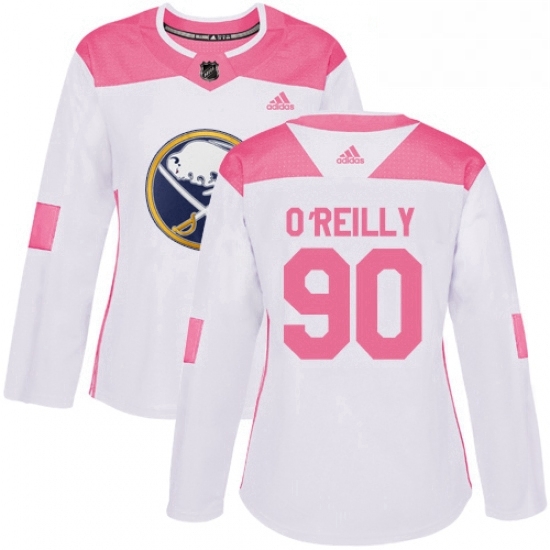 Womens Adidas Buffalo Sabres 90 Ryan OReilly Authentic WhitePink Fashion NHL Jersey Womens Adidas Buffalo Sabres 90 Ryan OReilly Authentic WhitePink Fashion NHL Jersey