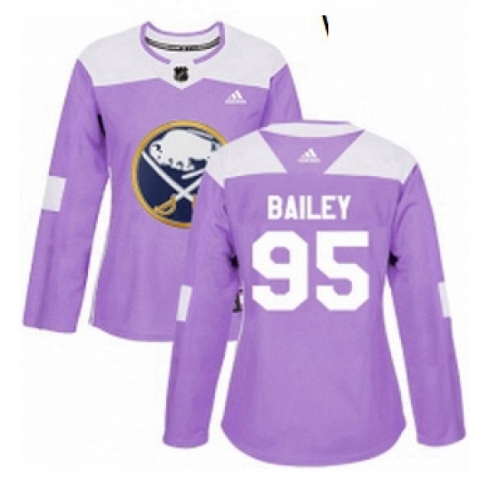 Womens Adidas Buffalo Sabres 95 Justin Bailey Authentic Purple Fights Cancer Practice NHL Jersey Womens Adidas Buffalo Sabres 95 Justin Bailey Authentic Purple Fights Cancer Practice NHL Jersey