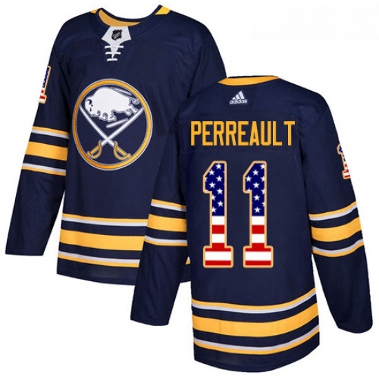 Youth Adidas Buffalo Sabres 11 Gilbert Perreault Authentic Navy Blue USA Flag Fashion NHL Jersey Youth Adidas Buffalo Sabres 11 Gilbert Perreault Authentic Navy Blue USA Flag Fashion NHL Jersey