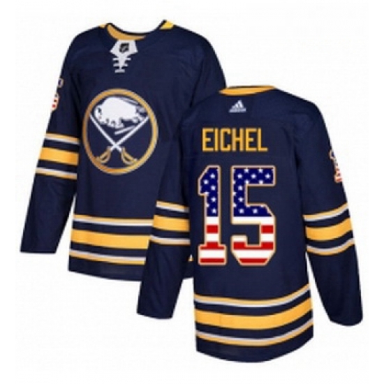 Youth Adidas Buffalo Sabres 15 Jack Eichel Authentic Navy Blue USA Flag Fashion NHL Jersey Youth Adidas Buffalo Sabres 15 Jack Eichel Authentic Navy Blue USA Flag Fashion NHL Jersey