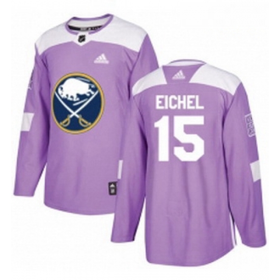 Youth Adidas Buffalo Sabres 15 Jack Eichel Authentic Purple Fights Cancer Practice NHL Jersey Youth Adidas Buffalo Sabres 15 Jack Eichel Authentic Purple Fights Cancer Practice NHL Jersey