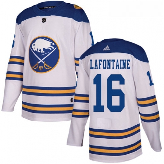 Youth Adidas Buffalo Sabres 16 Pat Lafontaine Authentic White 2018 Winter Classic NHL Jersey Youth Adidas Buffalo Sabres 16 Pat Lafontaine Authentic White 2018 Winter Classic NHL Jersey