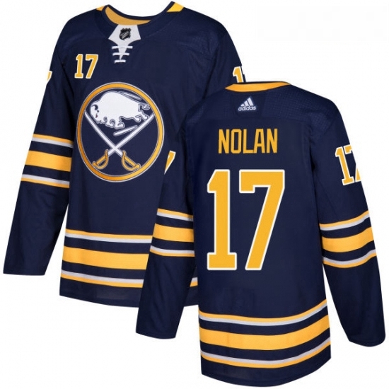 Youth Adidas Buffalo Sabres 17 Jordan Nolan Premier Navy Blue Home NHL Jersey Youth Adidas Buffalo Sabres 17 Jordan Nolan Premier Navy Blue Home NHL Jersey