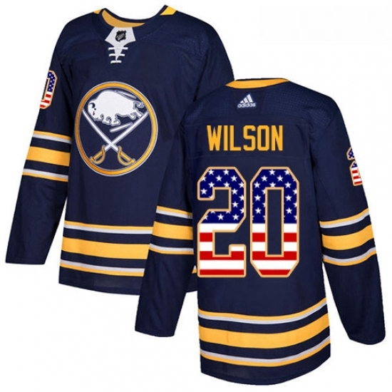 Youth Adidas Buffalo Sabres 20 Scott Wilson Authentic Navy Blue USA Flag Fashion NHL Jersey Youth Adidas Buffalo Sabres 20 Scott Wilson Authentic Navy Blue USA Flag Fashion NHL Jersey