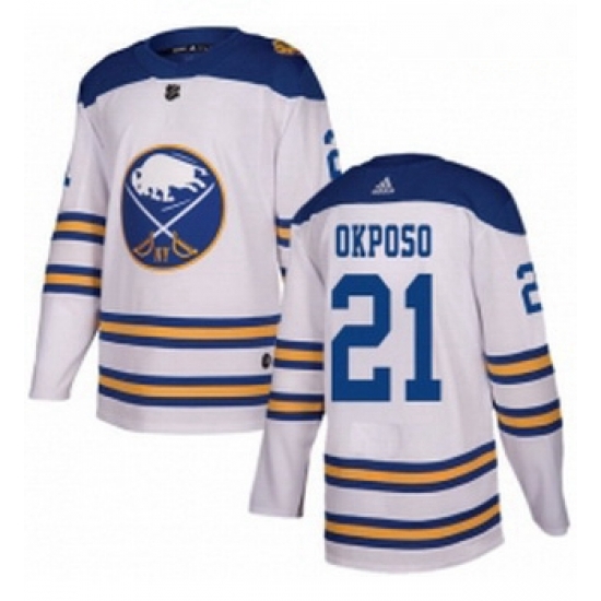 Youth Adidas Buffalo Sabres 21 Kyle Okposo Authentic White 2018 Winter Classic NHL Jersey Youth Adidas Buffalo Sabres 21 Kyle Okposo Authentic White 2018 Winter Classic NHL Jersey