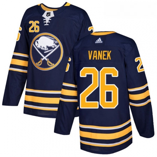 Youth Adidas Buffalo Sabres 26 Thomas Vanek Authentic Navy Blue Home NHL Jersey Youth Adidas Buffalo Sabres 26 Thomas Vanek Authentic Navy Blue Home NHL Jersey
