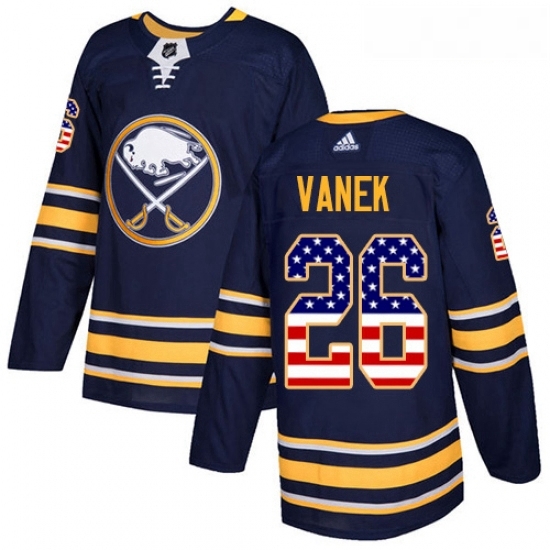 Youth Adidas Buffalo Sabres 26 Thomas Vanek Authentic Navy Blue USA Flag Fashion NHL Jersey Youth Adidas Buffalo Sabres 26 Thomas Vanek Authentic Navy Blue USA Flag Fashion NHL Jersey