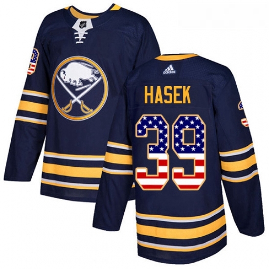 Youth Adidas Buffalo Sabres 39 Dominik Hasek Authentic Navy Blue USA Flag Fashion NHL Jersey Youth Adidas Buffalo Sabres 39 Dominik Hasek Authentic Navy Blue USA Flag Fashion NHL Jersey