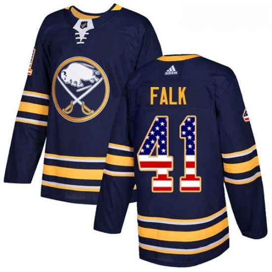 Youth Adidas Buffalo Sabres 41 Justin Falk Authentic Navy Blue USA Flag Fashion NHL Jersey Youth Adidas Buffalo Sabres 41 Justin Falk Authentic Navy Blue USA Flag Fashion NHL Jersey