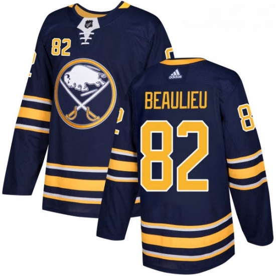 Youth Adidas Buffalo Sabres 82 Nathan Beaulieu Premier Navy Blue Home NHL Jersey Youth Adidas Buffalo Sabres 82 Nathan Beaulieu Premier Navy Blue Home NHL Jersey