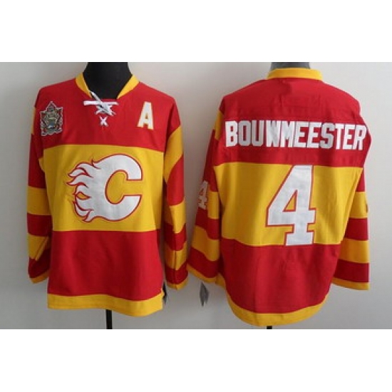 Calgary Flames 4 Jay Bouwmeester Red Heritage Classic Jerseys Calgary Flames 4 Jay Bouwmeester Red Heritage Classic Jerseys