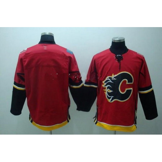 Calgary Flames blank red jerseys Calgary Flames blank red jerseys