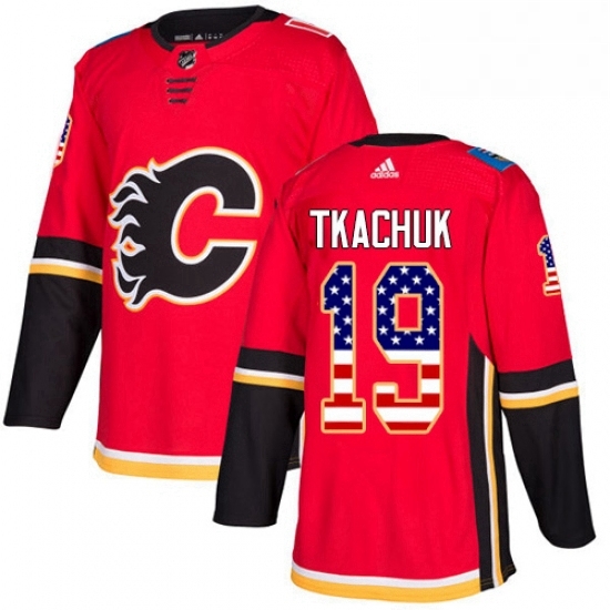 Mens Adidas Calgary Flames 19 Matthew Tkachuk Authentic Red USA Flag Fashion NHL Jersey Mens Adidas Calgary Flames 19 Matthew Tkachuk Authentic Red USA Flag Fashion NHL Jersey