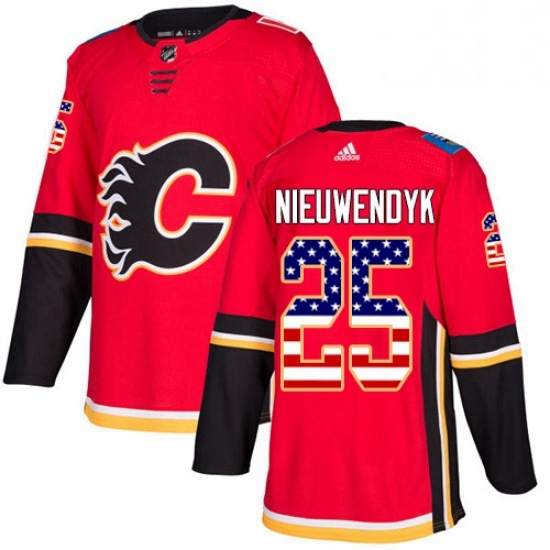 Mens Adidas Calgary Flames 25 Joe Nieuwendyk Authentic Red USA Flag Fashion NHL Jersey Mens Adidas Calgary Flames 25 Joe Nieuwendyk Authentic Red USA Flag Fashion NHL Jersey