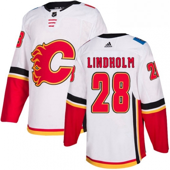 Mens Adidas Calgary Flames 28 Elias Lindholm White Road Authentic Stitched NHL Jersey Mens Adidas Calgary Flames 28 Elias Lindholm White Road Authentic Stitched NHL Jersey